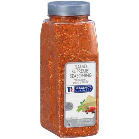 MCCORMICK McCormick Culinary Salad Supreme Seasoning 24 oz. Container, PK6 900223194